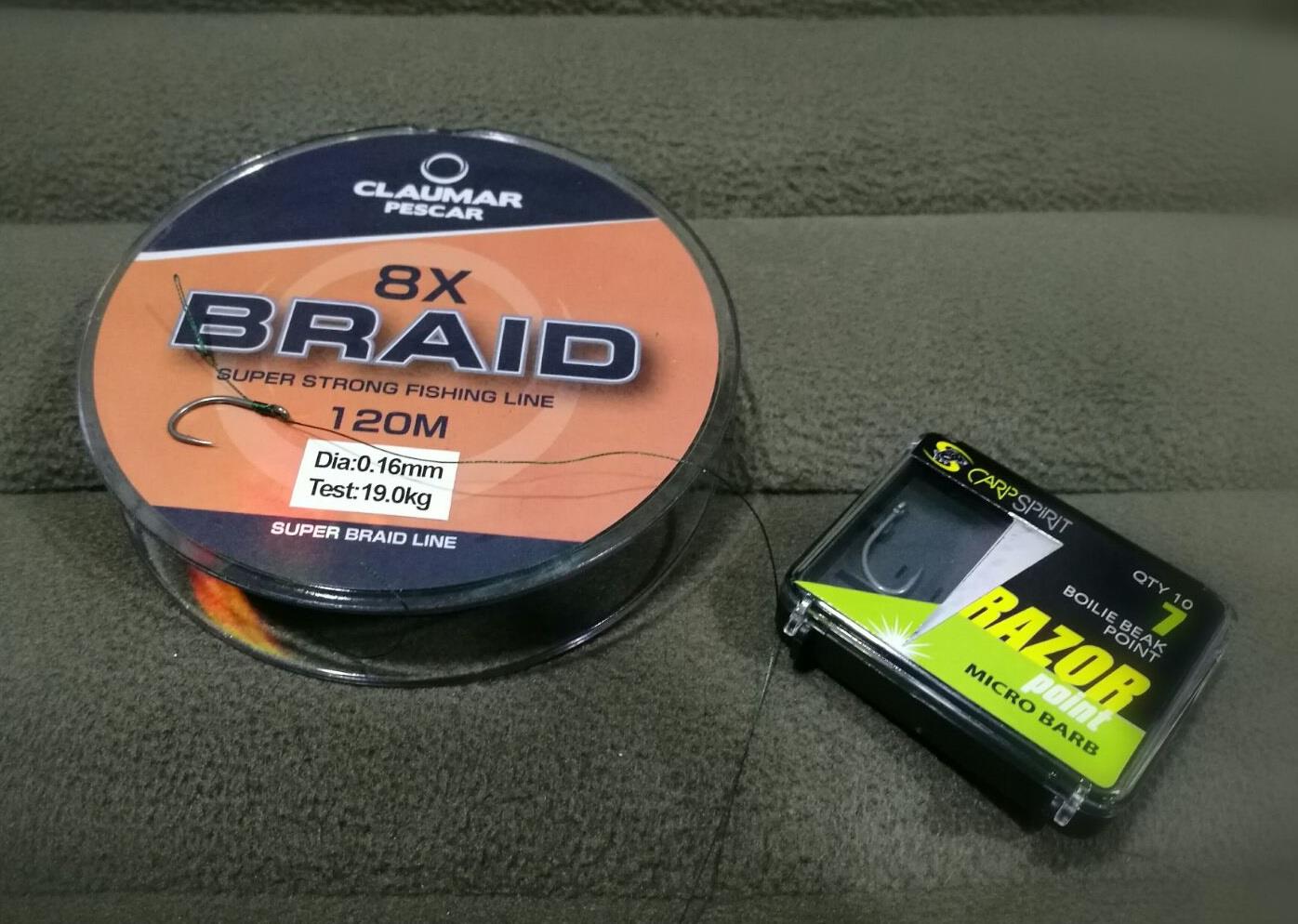 8X BRAID SUPER STRONG. Claumar lanseaza propria linie de fir textil.